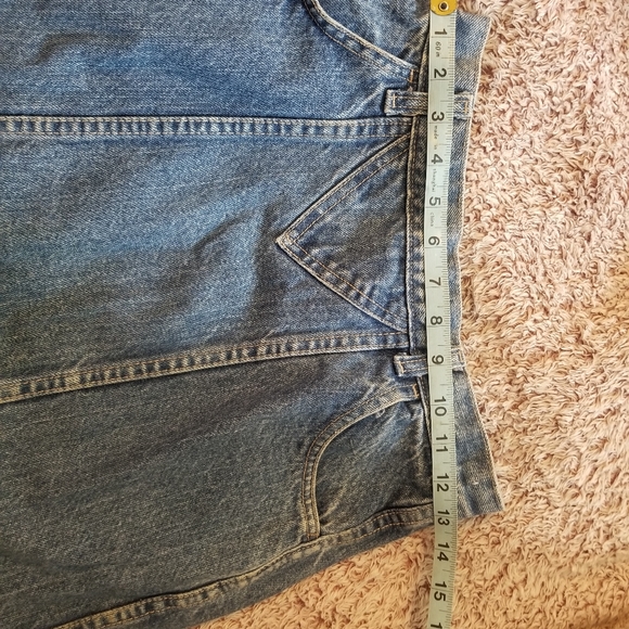 SOLD *Vintage* High Waisted Denim Skirt - Picture 3 of 6